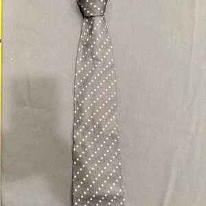 Donna Karan Black Tie with White Dots